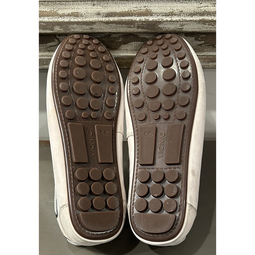 Vionic Virginia Leather Loafer Moccasin Shoes Light Pink Size 9 EU 41 - Picture 8 of 9